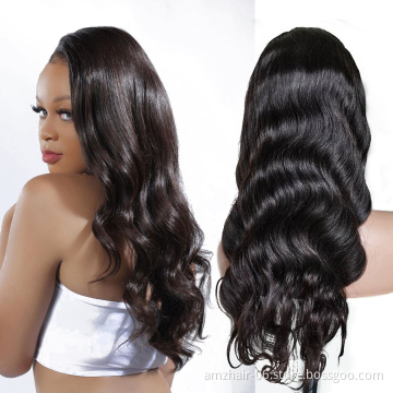 Wholesale Cheap Loose Wave Full Hd Lace Front Wig Brazilian Virgin Human Hair Extensions 4x4 5x5 Transparent Lace Closure Wig